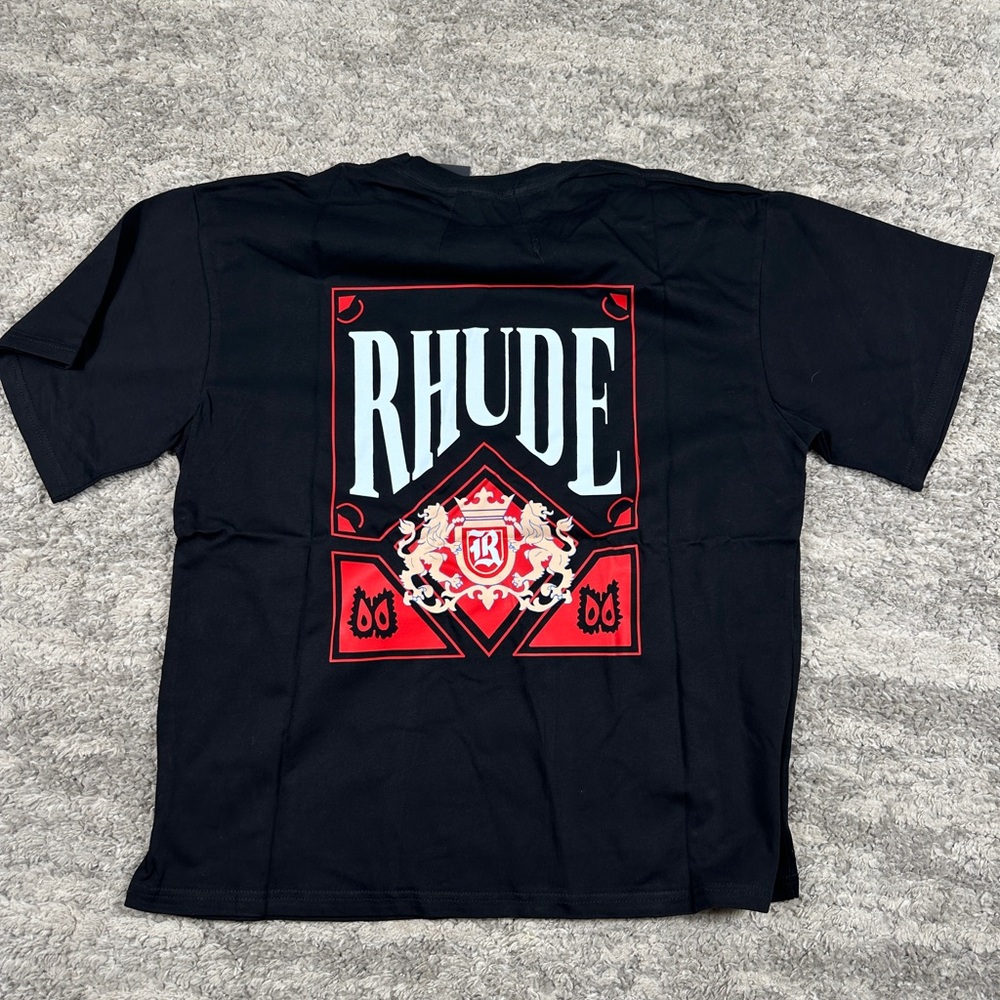 Rhude Royalty Lion Crown T-Shirt Mens Size Large